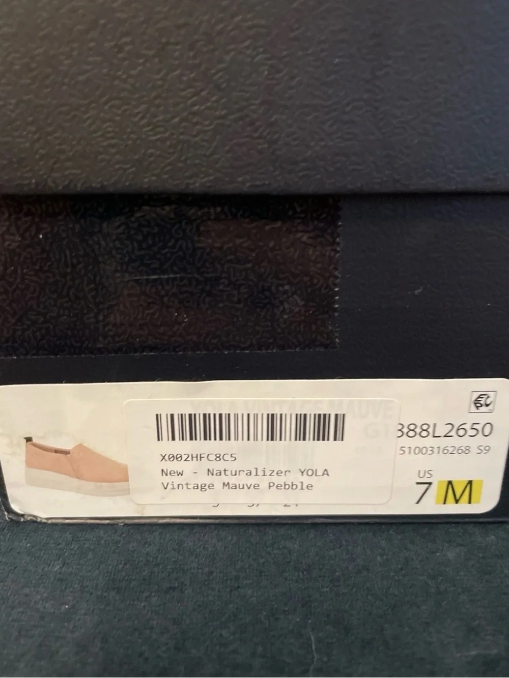 Naturalizer Womens YOLA Vintage Mauve Pebble Leather 7 M -  NEW